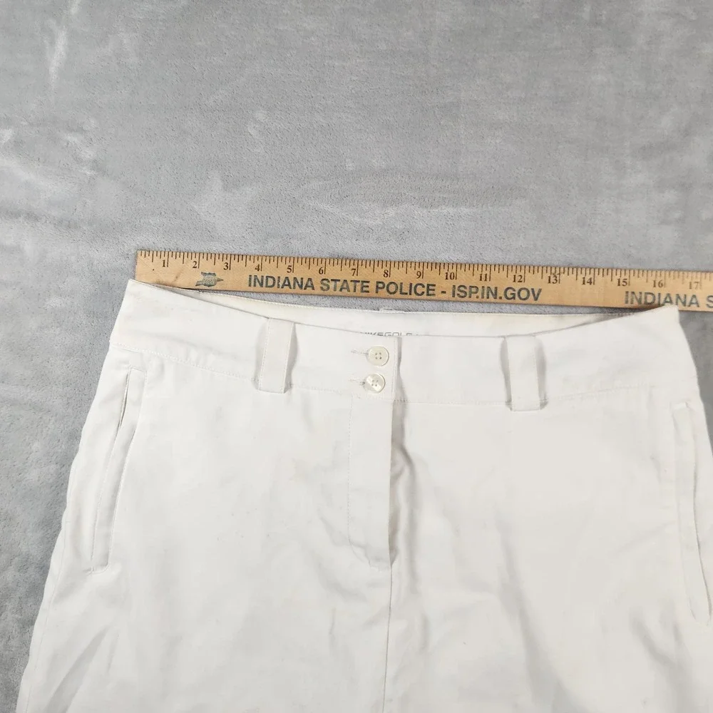 Nike Golf Womens Dri-FIT White Performance Skort 8 Athleisure Tennis Preppy